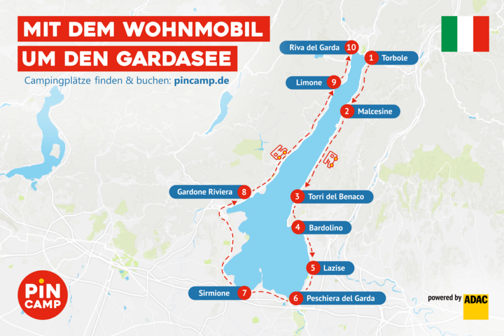 Gardasee Mit Wohnmobil Rundreise Zu Den Sch Nsten Orten