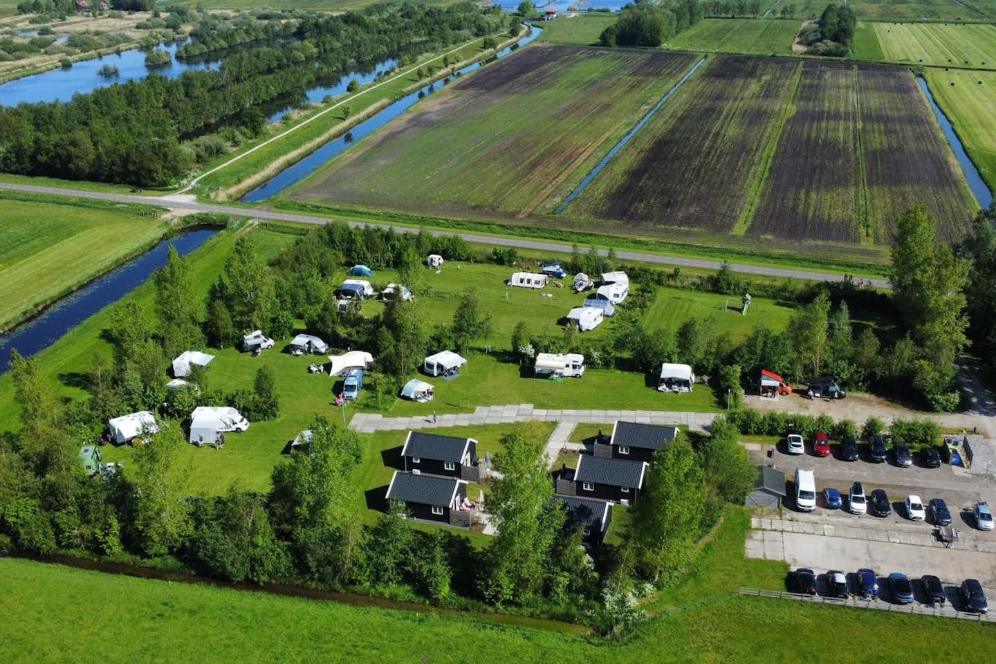 Minicamping De Kan Hoeve  - Luftaufnahme des Campingplatzes