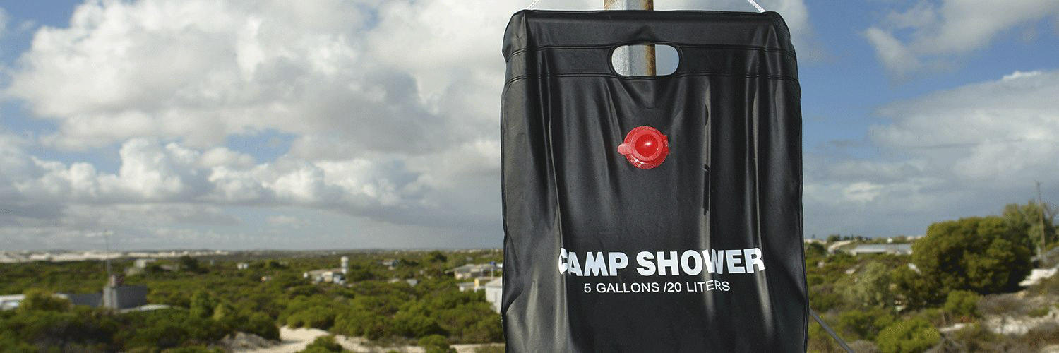 Kaufe Outdoor-Camping-Dusche, tragbare elektrische Duschpumpe