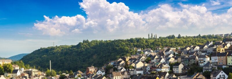 Blick auf die Edelsteinstadt Idar-Oberstein.