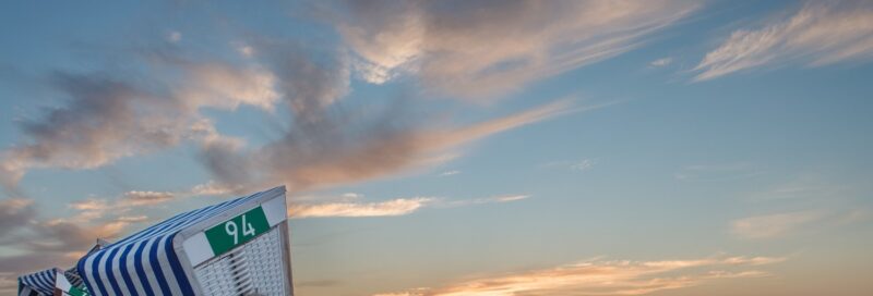 Sonnenuntergang auf der Insel Norderney