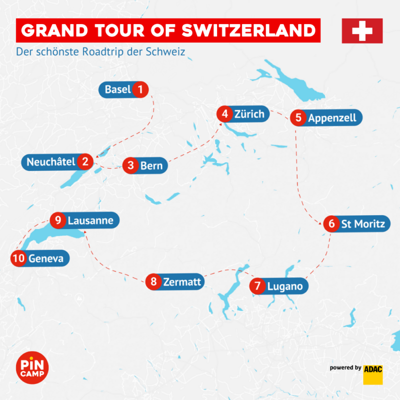 Die Grand Tour Schweiz