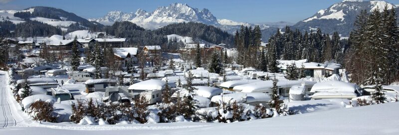 Camping in Skigebieten in Österreich